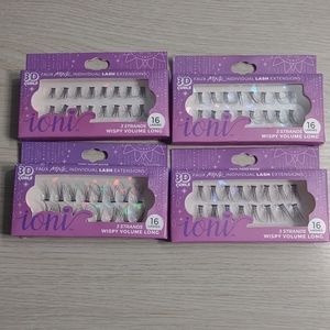 Ioni 3D Curls Individual Lash Extensions 3 strands Wispy Volume Long Lot 4